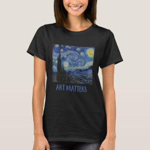Sterrennacht van Vincent van Gogh Art Matters T-shirt