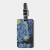 Sterrennacht van Vincent Van Gogh Bagagelabel (Voorkant verticaal)