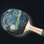Sterrennacht van Vincent van Gogh. Bekende kunst Tafeltennisbatje<br><div class="desc">Sterrennacht van Vincent van Gogh. Bekende kunst,  landschapsolieverschildering.</div>