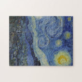 Sterrennacht van Vincent Van Gogh / beroemde kunst Legpuzzel (Horizontaal)