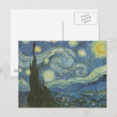 Sterrennacht van Vincent Van Gogh Briefkaart (Voorkant / Achterkant)
