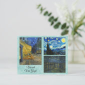 Sterrennacht van Vincent Van Gogh Briefkaart (Staand voorkant)