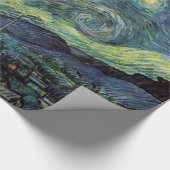 Sterrennacht van Vincent van Gogh. Cadeaupapier (Hoek)