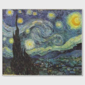 Sterrennacht van Vincent van Gogh. Cadeaupapier (Vlak)