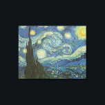 Sterrennacht van Vincent Van Gogh Canvas Afdruk<br><div class="desc">Vincent Van Gogh's Sterrennacht. 1889 Olie op Canvas. Museum of Modern Art, New York City</div>