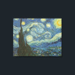 Sterrennacht van Vincent Van Gogh Canvas Afdruk<br><div class="desc">Vincent Van Gogh's Sterrennacht. 1889 Olie op Canvas. Museum of Modern Art,  New York City</div>