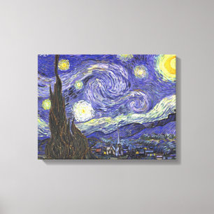 Sterrennacht van Vincent van Gogh Canvas Afdruk