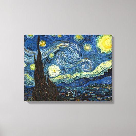 Sterrennacht van Vincent Van Gogh Canvas Art (Voorkant)