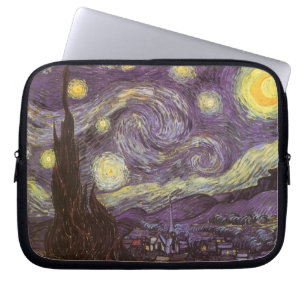 Sterrennacht van Vincent van Gogh,  Fine Art Laptop Sleeve
