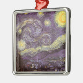 Sterrennacht van Vincent van Gogh,  Fine Art Metalen Ornament (Links)