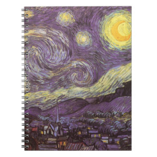 Sterrennacht van Vincent van Gogh,  Fine Art Notitieboek