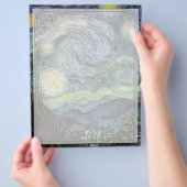 Sterrennacht van Vincent van Gogh. Flyer (Hand)