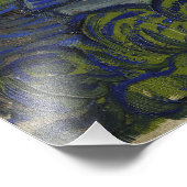 Sterrennacht van Vincent Van Gogh Foto Afdruk (Hoek)