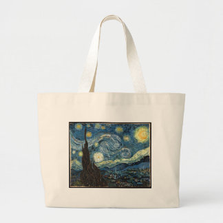 Sterrennacht van Vincent Van Gogh Grote Tote Bag