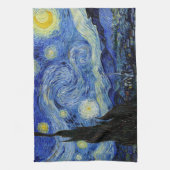 Sterrennacht van Vincent Van Gogh Hand Towel Theedoek (Verticaal)