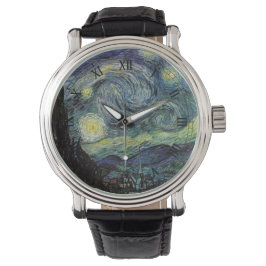 Sterrennacht van Vincent van Gogh. Horloge
