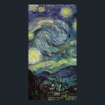 Sterrennacht van Vincent van Gogh. Kaart<br><div class="desc">Een beroemde kunst Sterrennacht van Vincent van Gogh. Impressionisme,  landschapsolie schilderen.</div>