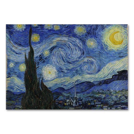 Sterrennacht van Vincent Van Gogh Kaart (Voorkant)