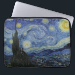 Sterrennacht van Vincent Van Gogh Laptop Sleeve<br><div class="desc">Een van de beroemdste schilderijen van Vincent Van Gogh. Sterrennacht is een mooie blauwe olie op schilderij van Van Gogh op doek en dit is de hoogste beschikbare kwaliteit op Zazzle, zodat je kunt verwachten dat afdrukken van topkwaliteit zullen plaatsvinden. Beschikbaar op veel verschillende geschenken, elektronische hoesjes, prints en nog...</div>