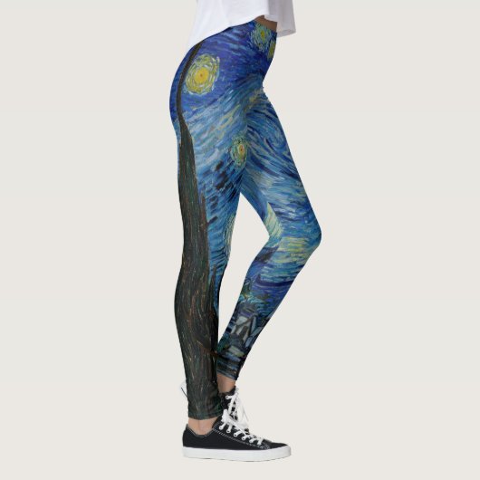 Sterrennacht van Vincent Van Gogh Leggings (Rechts)