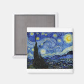 Sterrennacht van Vincent Van Gogh Magneet (Voorkant / Achterkant)