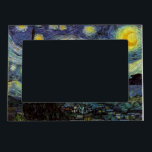 Sterrennacht van Vincent van Gogh. Magnetisch Lijstje<br><div class="desc">Een beroemde kunst Sterrennacht van Vincent van Gogh. Impressionisme,  landschapsolie schilderen.</div>