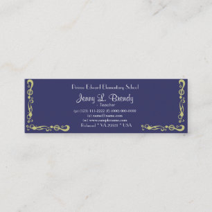 Sterrennacht van Vincent van Gogh. Mini Visitekaartje