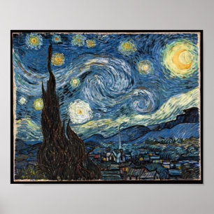 Sterrennacht van Vincent Van Gogh Poster