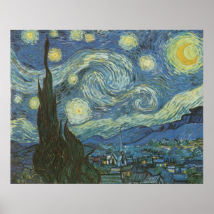 Sterrennacht van Vincent Van Gogh Poster