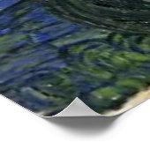 Sterrennacht van Vincent Van Gogh Poster (Hoek)