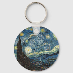 Sterrennacht van Vincent Van Gogh Sleutelhanger