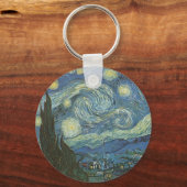 Sterrennacht van Vincent Van Gogh Sleutelhanger (Voorkant)
