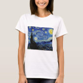 Sterrennacht van Vincent Van Gogh T-shirt (Voorkant)