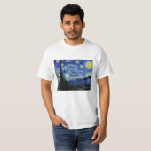 Sterrennacht van Vincent Van Gogh T-shirt (Voorkant volledig)
