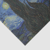 Sterrennacht van Vincent Van Gogh Tissuepapier (Detail)