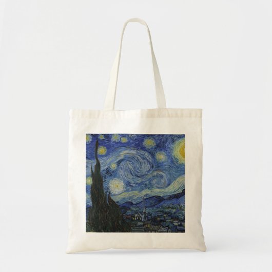 Sterrennacht van Vincent Van Gogh Tote Bag (Voorkant)