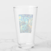 Sterrennacht Venetië Italië Glas (Achterkant)