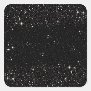 Sterrennacht Vierkante Sticker
