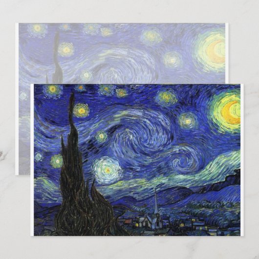 Sterrennacht Vincent van Gogh (Voorkant / Achterkant)