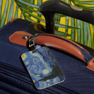 Sterrennacht Vincent Van Gogh Bagagelabel