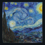 Sterrennacht Vincent van Gogh Bandana<br><div class="desc">Vincent Willem van Gogh (30 maart 1853 - 29 juli 1890) was een Nederlandse postimpressionist schilder die een van de beroemdste en invloedrijkste figuren in de geschiedenis van de Westerne kunst is. In iets meer dan 10 jaar creëerde hij ongeveer 2.100 kunstwerken, waaronder ongeveer 860 olieschilderijen, waarvan het grootste deel...</div>