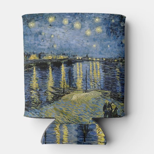 Sterrennacht Vincent van Gogh Blikjeskoeler (Achterkant)