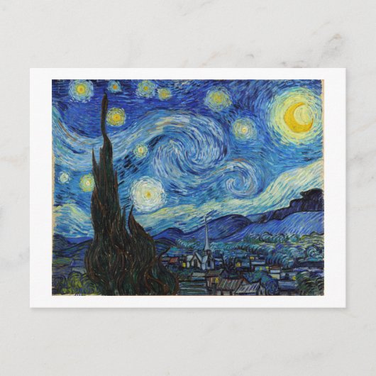 Sterrennacht Vincent van Gogh Briefkaart (Voorkant)