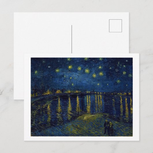 Sterrennacht Vincent van Gogh Briefkaart (Voorkant / Achterkant)