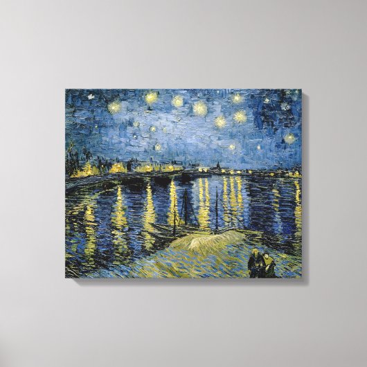 Sterrennacht Vincent van Gogh Canvas Afdruk (Voorkant)