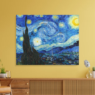 Sterrennacht Vincent Van Gogh Canvas Afdruk