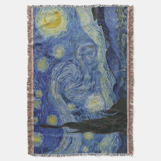 Sterrennacht Vincent van Gogh Deken (Voorkant Verticaal)