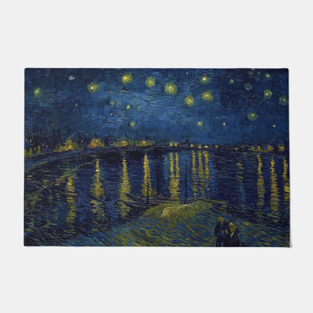 Sterrennacht Vincent van Gogh Deurmat (Voorkant)