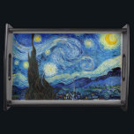 Sterrennacht Vincent van Gogh Dienblad<br><div class="desc">Vincent Willem van Gogh (30 maart 1853 - 29 juli 1890) was een Nederlandse postimpressionist schilder die een van de beroemdste en invloedrijkste figuren in de geschiedenis van de Westerne kunst is. In iets meer dan 10 jaar creëerde hij ongeveer 2.100 kunstwerken, waaronder ongeveer 860 olieschilderijen, waarvan het grootste deel...</div>