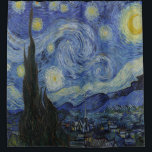 Sterrennacht Vincent Van Gogh Douchegordijn<br><div class="desc">Sterrennacht Vincent Van Gogh doet een schotelgordijn ontstaan. De Sterrennacht is een olie op doek van de Nederlandse post-pressionistische schilder Vincent van Gogh. Het schildert in juni 1889 en toont het uitzicht uit het oostelijke gedeelte van zijn asielkamer op Saint-Rémy-de-Provence. Een klassiek schilderij van de beroemde schilder is populair onder...</div>